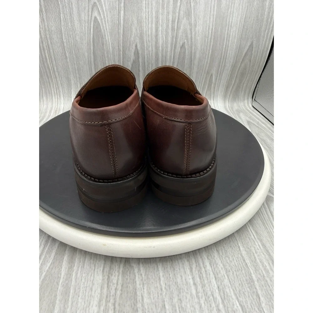 Allen Edmonds Damon Mens Size 8D Chili Brown Penny Loafers Dress Shoes 8647